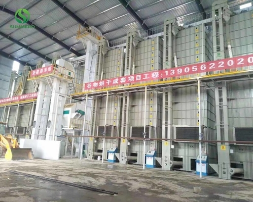 अनाज भंडारण के लिए ग्रे परिसंचारी मकई सुखाने की मशीन 380V