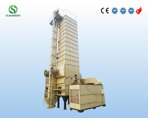 स्टेनलेस स्टील हाई ऑटोमेशन रीसर्क्युलेटिंग ग्रेन ड्रायर 30ton