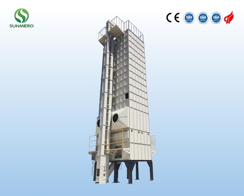 चावल अनाज मिलिंग के लिए 30ton रीसर्क्युलेटिंग बैच ड्रायर 380V