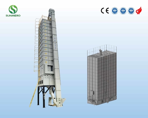 ISO9001 कार्यक्षेत्र अनाज सुखाने की मशीन चावल प्रसंस्करण मशीन 220V