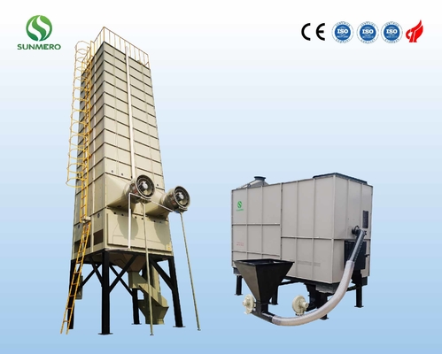 धान गेहूं मकई बीन्स के लिए 380V मक्का अनाज ड्रायर 22ton