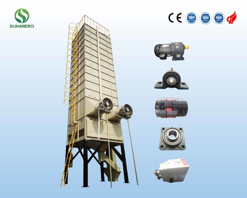 22T 380V चावल मिलिंग प्लांट के लिए व्यावसायिक रूप से उपलब्ध अनाज ड्रायर बुद्धिमान: