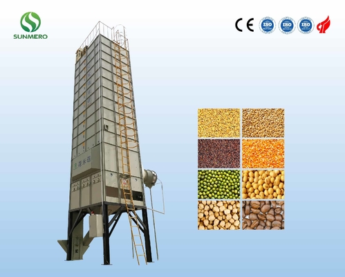 ISO14001 चावल सुखाने के लिए रीसर्क्युलेटिंग टाइप मिक्स्ड फ्लो ड्रायर: