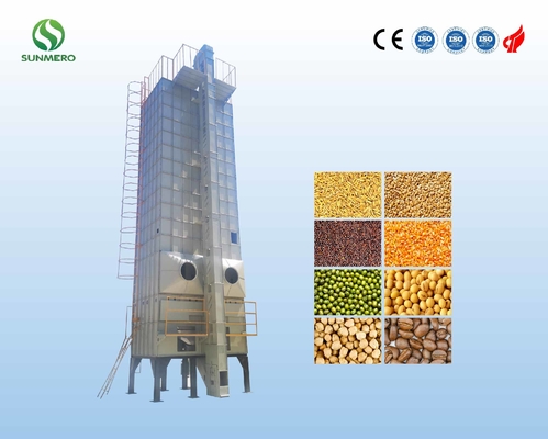 ISO14001 प्रमाणित वर्टिकल ऑटोमैटिक ग्रेन ड्रायर सुविधाजनक 30T