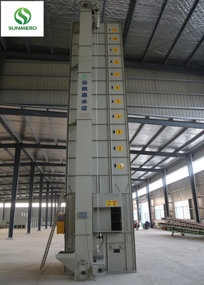 5.5kW क्रॉस फ्लो मकई बैच ड्रायर 15 टन की उच्च सुखाने की क्षमता