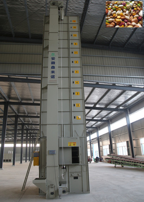 5.5kW क्रॉस फ्लो मकई बैच ड्रायर 15 टन की उच्च सुखाने की क्षमता